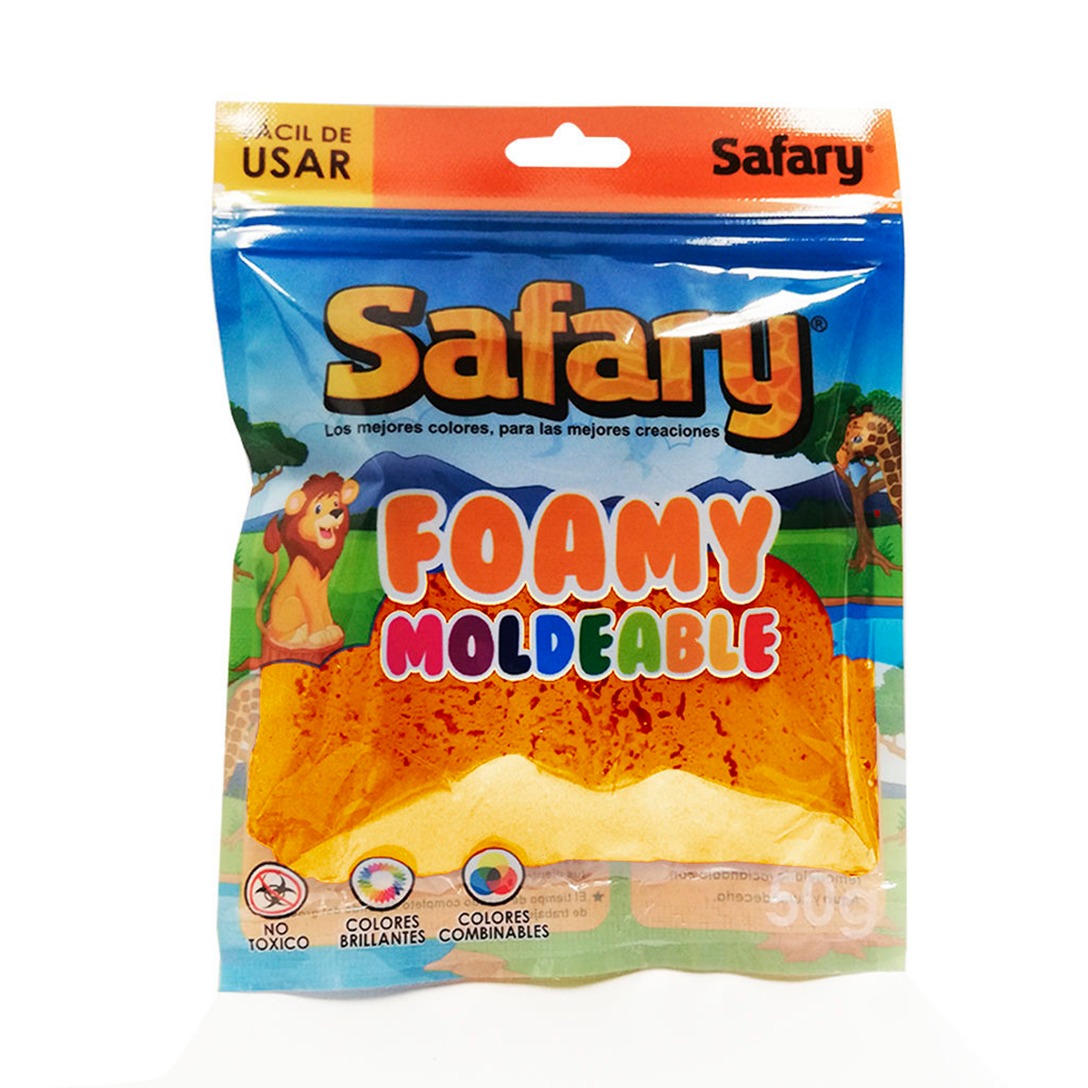Foamy Moldeable Safary 50 grs Col. Varios
